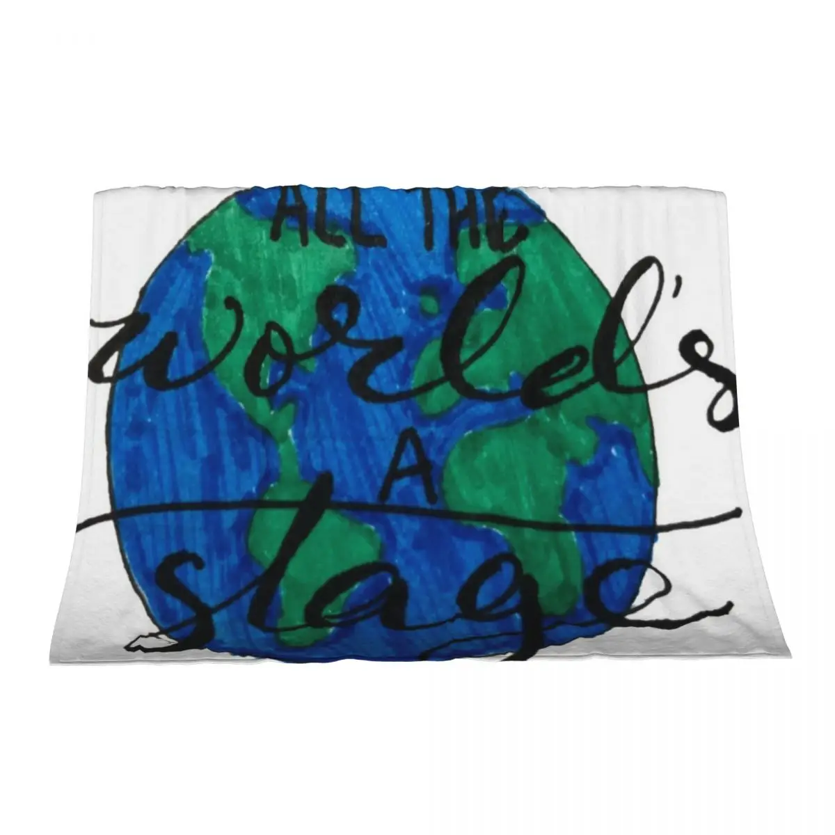 

All the world's a stage Throw Blanket Decoratives Extra Large Throw Decorative Sofa Blankets