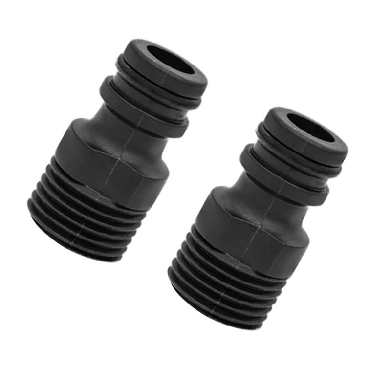 2Pcs BSP Threaded Tap Adaptor Garden Water Hose Quick Pipe Connector Fitting Universal Hose Pipe Extension Accessories