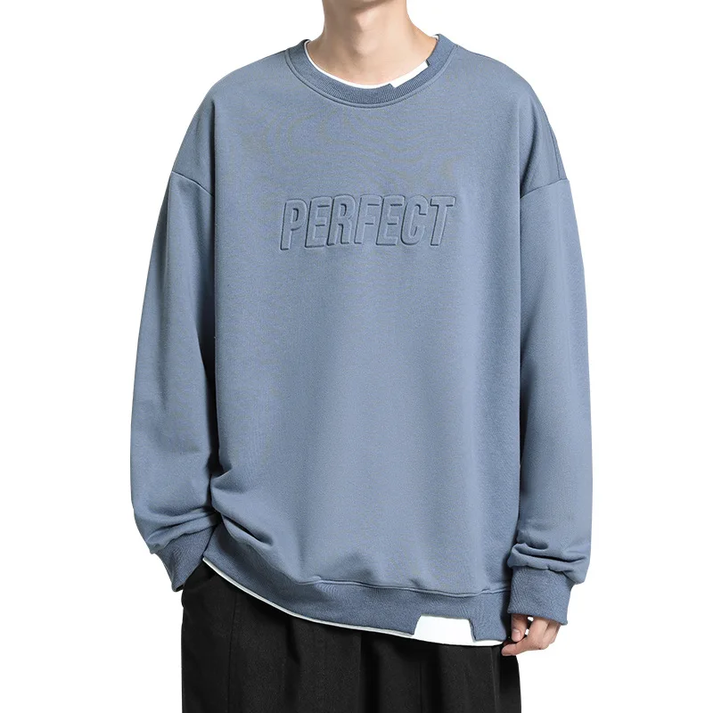 

Men Sweatshirts 2022 New Arrive Spring And Autumn Fashion Male Clothing Three Dimensional Letter Teenager Boy Korean Style H52