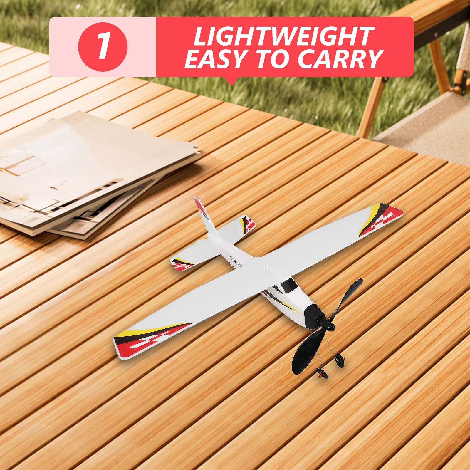 

Rubber Band Powered Glider Airplane Foam Balsa Aircraft Outdoor Flying Plane Educational DIY