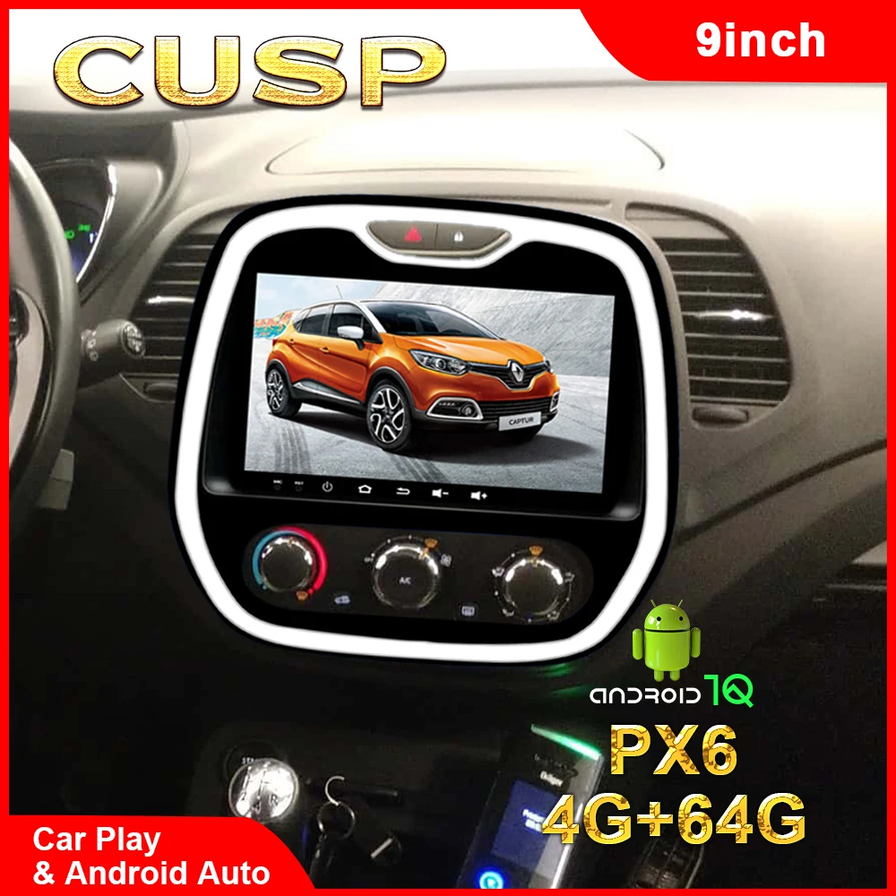 ANDROID CAR GPS Big Screen For Renault Captur 2011- 9inch RAM 4G ROM 64G For CUSP Car Multimedia Car Navigation Car Radio Stereo