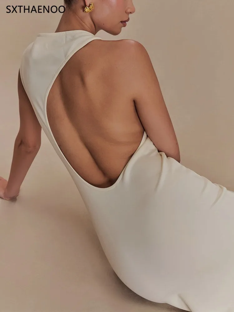 Sxthaenoo vestidos de noite para mujer vestido longo festa de verão femme largos robes longues roupas femininas 2025