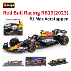 Bburago 1:43 Red Bull 2023 Miami F1 Racing RB19 Die Cast Vehicles Model Formula Racing Car Toys Acrylic Box