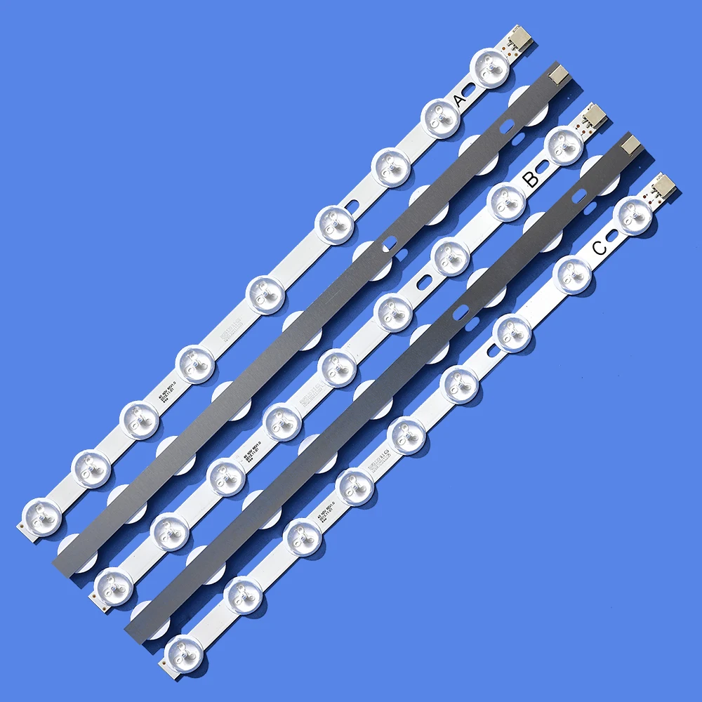 Neue led hintergrund beleuchtung streifen 40 "39" ndv rev 1,0 abc für toshiba 40 l3433dg 40 l3453db VES390UNDC-01 VES400UNDS-01 VES400UNDS-02 40 fhd1