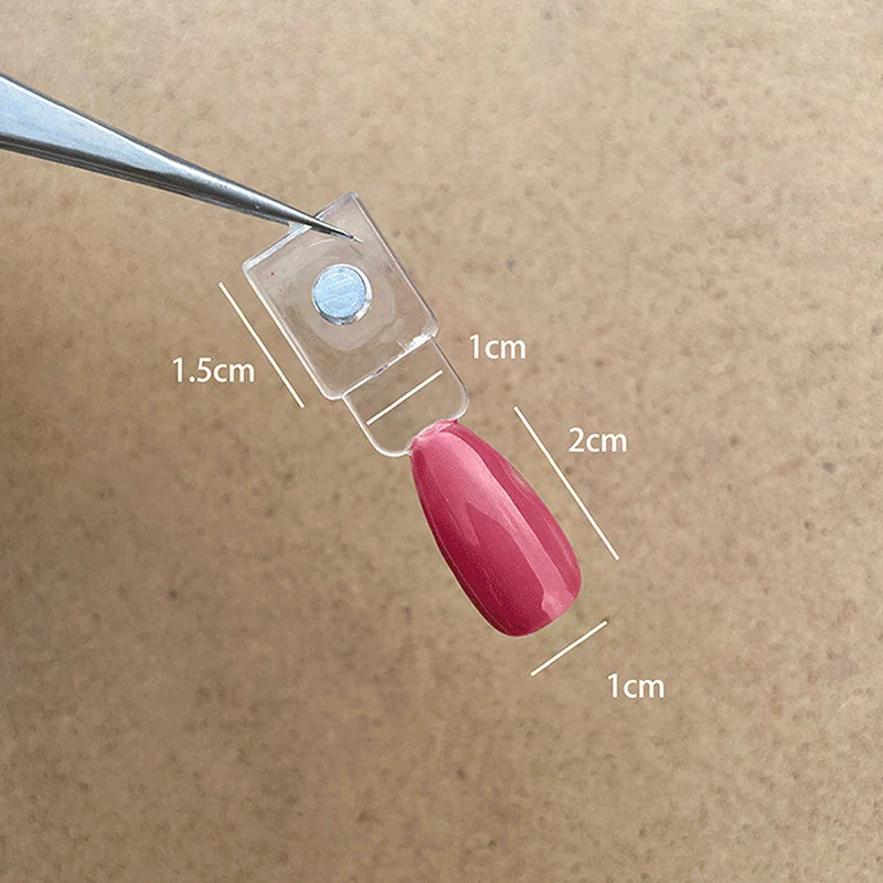 24PCS Polnischen Farbkarte Magnetische Falsche Nagel Spitze Display Klare Farbe Karte Polnischen Gel Stand Bord Nagel Palette Nagel kleber Praxis