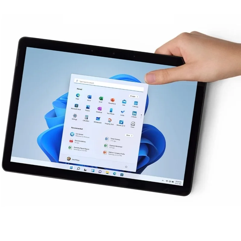 Tablet PC Windows 11 da 10,1 pollici, 4 GB di RAM, 64 GB di ROM, N3350, 64 bit, 1920 x 1200 IPS, doppia fotocamera, DC USB 3.0, tipo C, compatibile con Micro HDMI