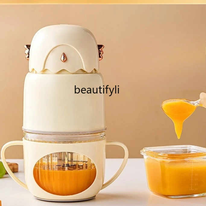 

New Food Processor Small Blender Puree Grinder All-Steel Blade