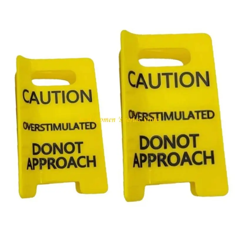 

Q39C 2 шт., заколка для волос с предупреждением о чрезмерной стимуляции, юмористическое решение для укладки волос, повседневная