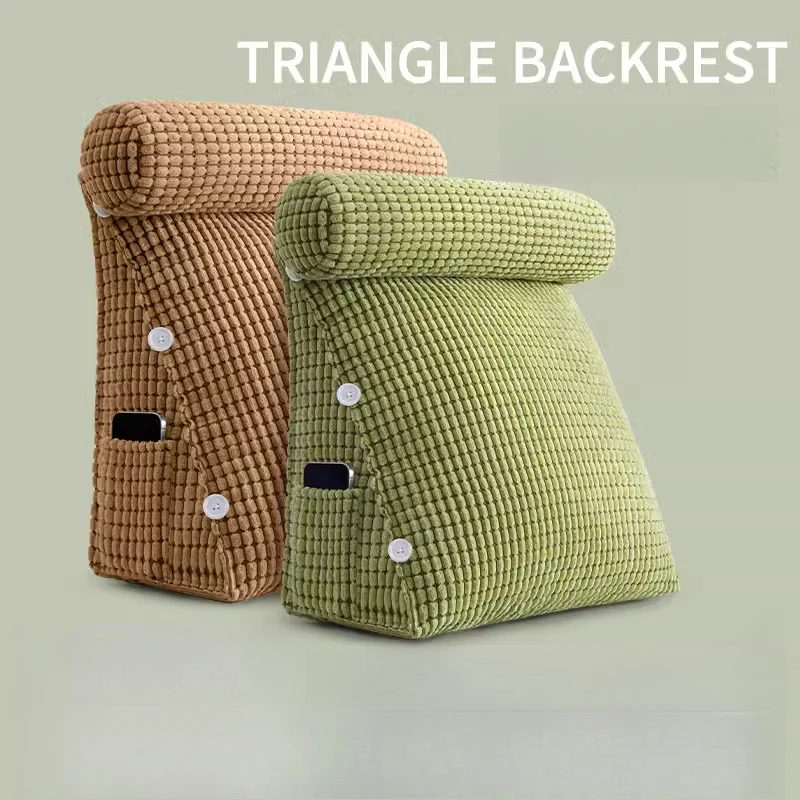 כרית תמיכה מתכווננת לגב ולצוואר מזיכרון רך למיטה/ספה כרית אחיזה רכה לנוחות בבית ובחדר השינה לאמהות