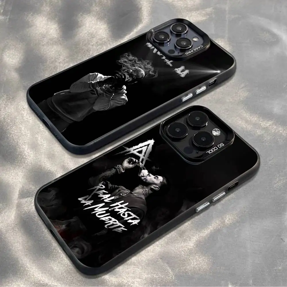 

A-ANUEL AA singer Phone Case For iPhone17,16,15,14,13,12,11,Mini,Pro,MAX,plus,Black Matte Shockproof Cover