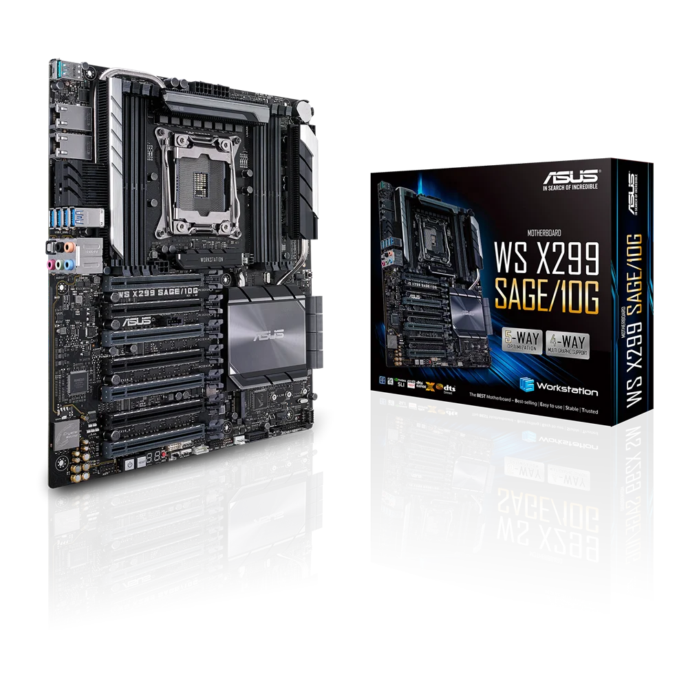 

Warranty 3 years Workstation motherboard for ASUS WS X299 SAGE /10G