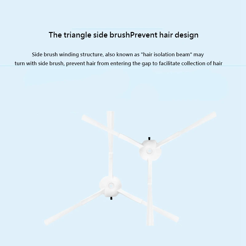 Accesorios de repuesto para Xiaomi Roidmi Eve Plus, cepillo principal, cepillo lateral, filtro de bolsa de polvo, Robot aspirador