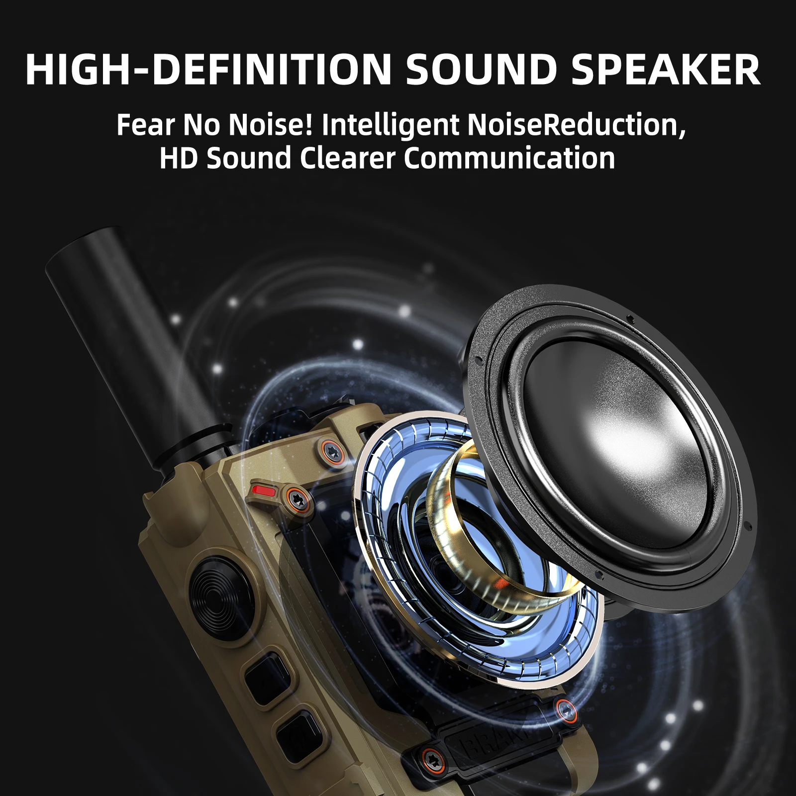 OMIZN Walkie Talkie Professional 4G Radio Camping Network Radio Long Range LED Lighting Metal Miles for Hiking and Commercial M8