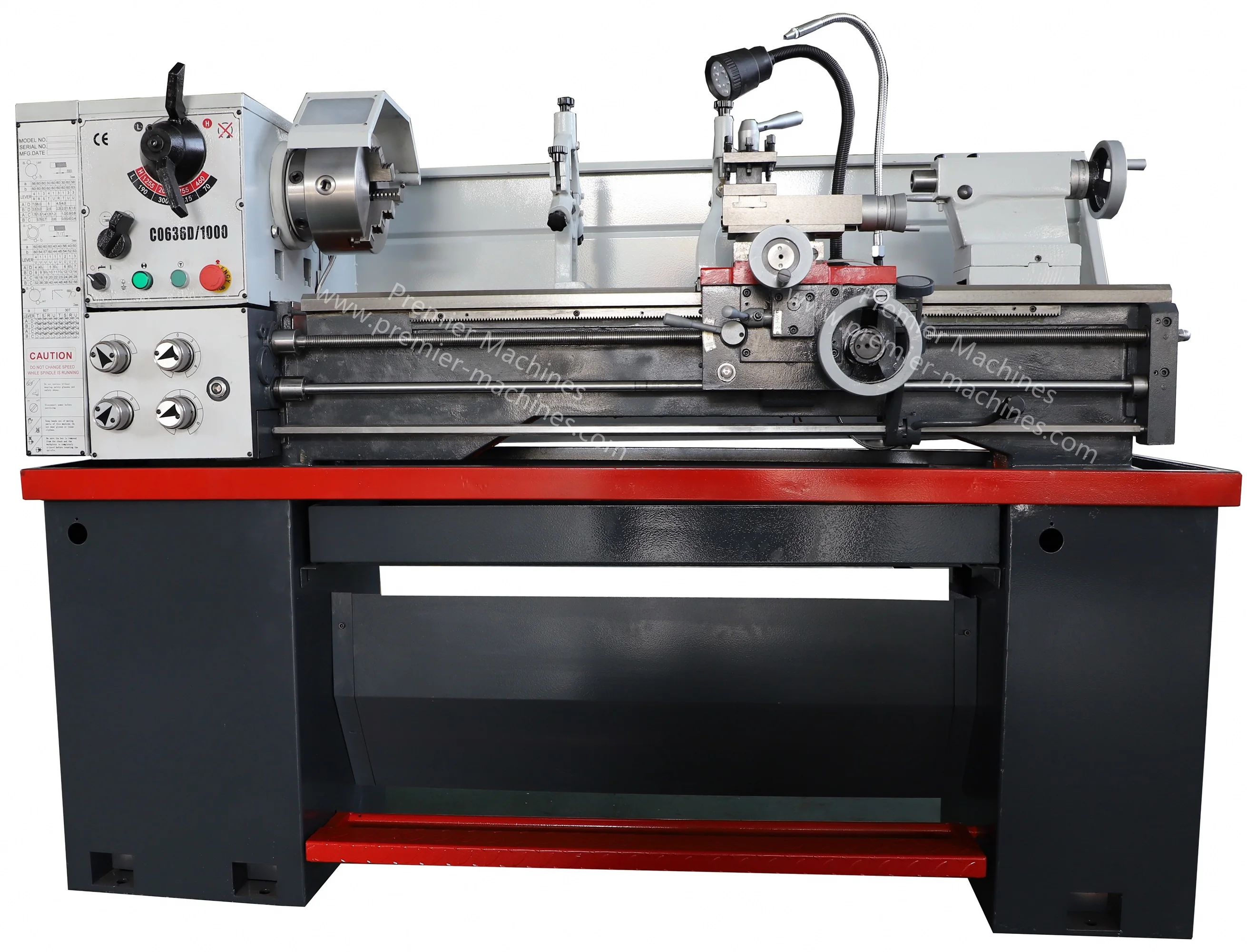 Precision Bench Lathe C0636D Universal Metal Lathe Machine torno