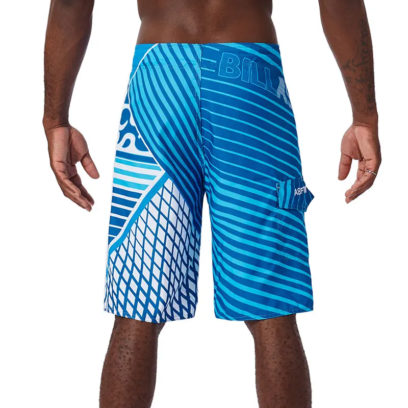 Men\'s Quick Dry Swimming Shorts, Swim Trunks, Beach Board Shorts, Male Beachwear, Luxury Printed Shorts, Summer Swimwear