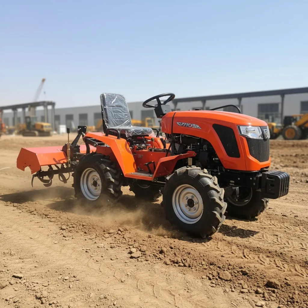 

Garden Wheeled Tractor Compatible Various Working Attachments PTO Accessory For Greenhouse And Small Farm Use