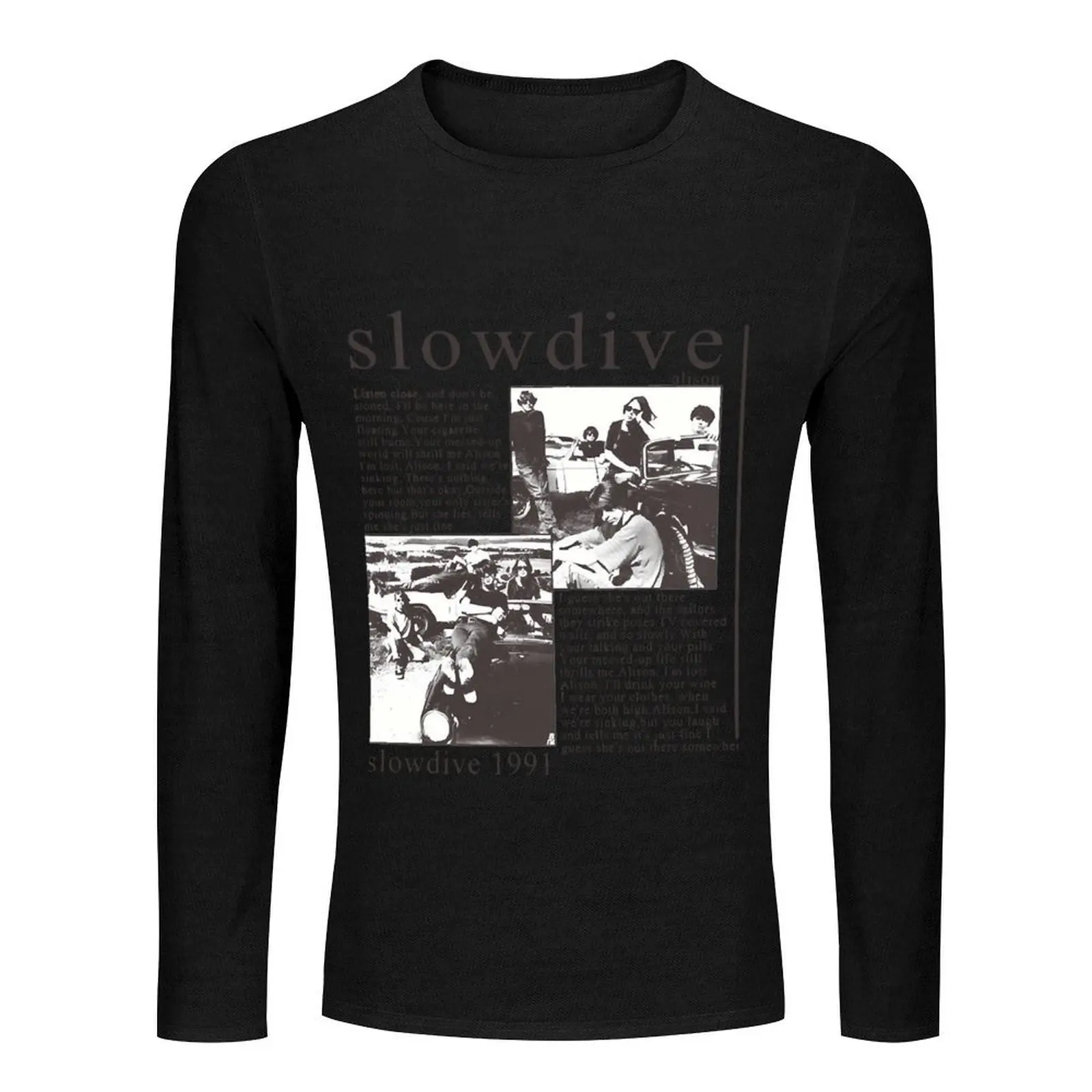 slowdive 1991 Long T-Shirt custom t shirts Men's t-shirts