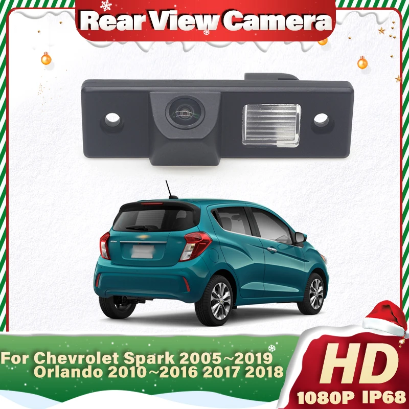 HD CCD Fisheye Rear View Camera For Chevrolet Spark 2005~2019 Orlando 2010~2015 2016 2017 2018 Car Reverse Parking Accessories