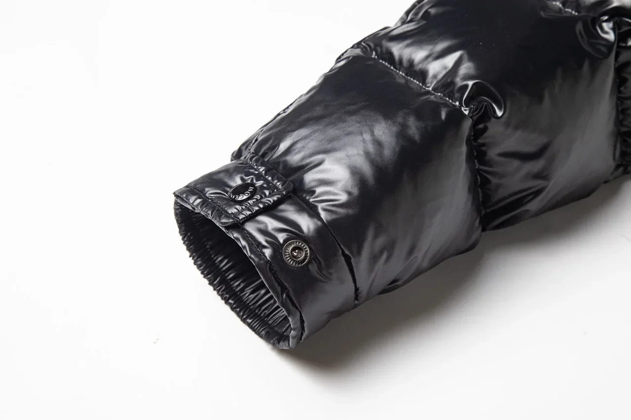 عالية الجودة في الهواء الطلق يندبروف سترة رشاقته الدافئة البخاخ القمم الشتاء مقنعين لامعة أسفل معاطف رجالي عادية الأبيض بطة أسفل السترات #6