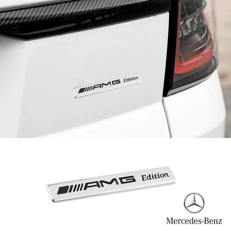 

Aluminium Alloy Emblem Nameplate Trunk Sticker for Mercedes benz CLA CLS SL GLA W203 W204 W205 W210 W211 W212 W463 W176