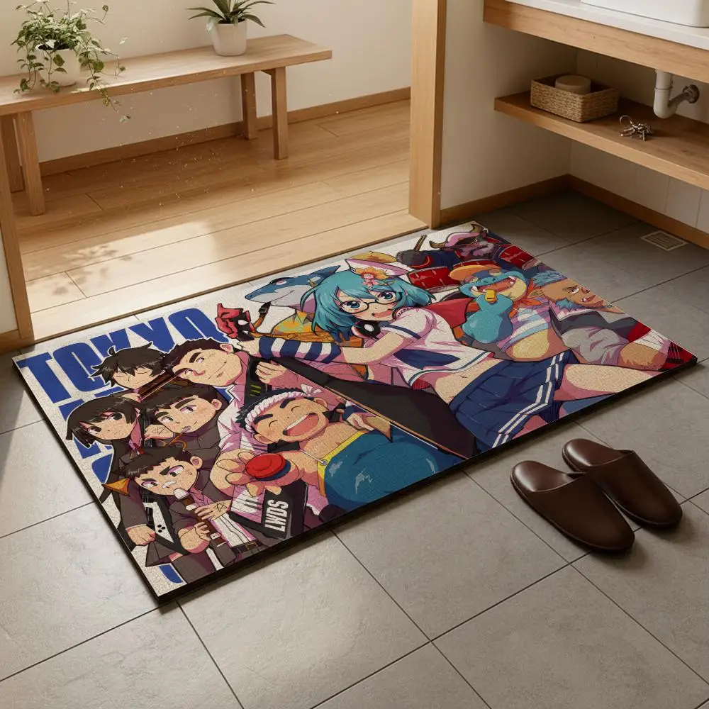 Floor Mat Diatomaceous Earth Bath Mat, QuickDrying, Water Absorb，MultiScene Household Floor Mat T-Tokyo Afterschool Summoners