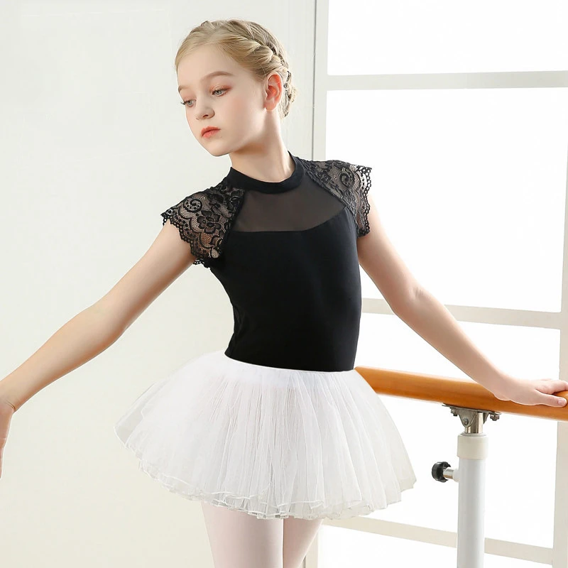 

Girls Ballet Leotards for Dance Hollow Back Long Sleeve Skirted Dress for Dance(Toddler/Little Girl/Big Girl)