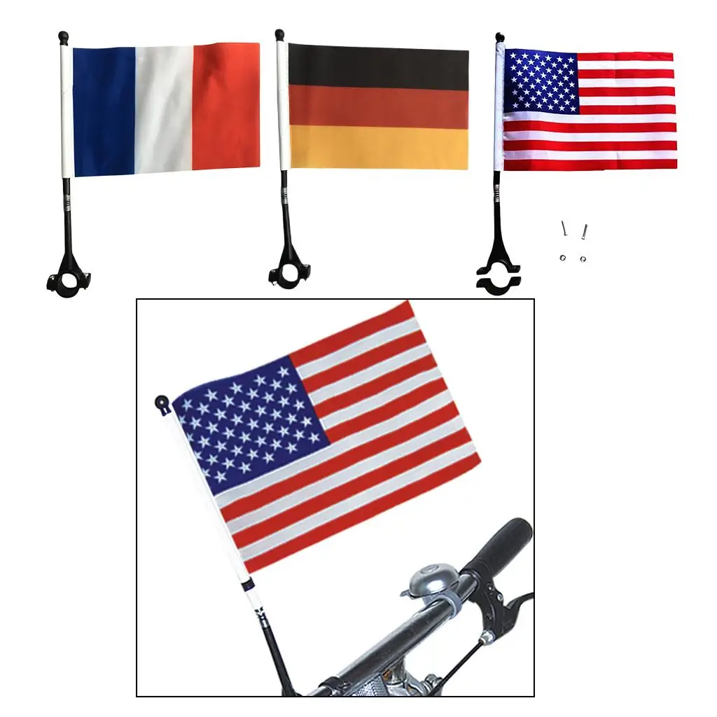 

Universal Mini Flags for Bike Scooter Motorcycle Handlebars