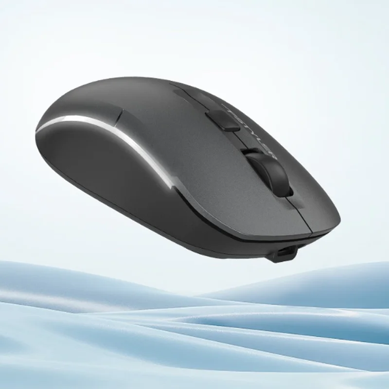 A4tech Fb26cs Air Wireless Mute Rechargeable Wireless Bluetooth Mouse Portable Is Light Sound Dual Mode Multimedia Mouse For Pc