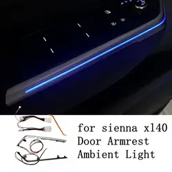 Interior ambient lighting door handle lamp ambient lights For 2021-2024 Toyota Sienna xl40 accessorie