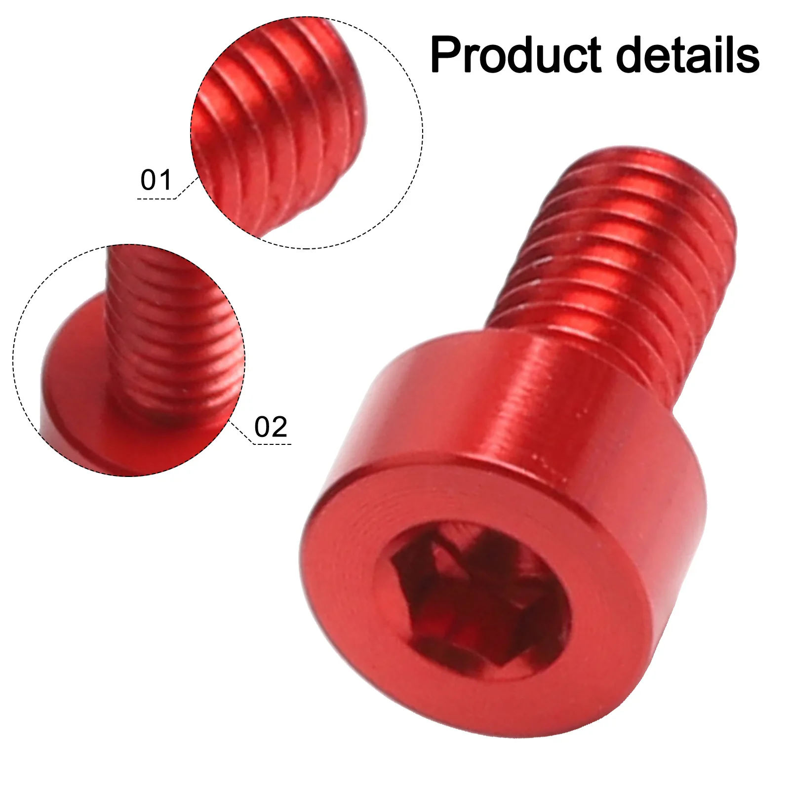 Guitar Accessories Tremolo Locking Screws Precision Electroplated Design Hassle-free Installation Guitar Part Blue