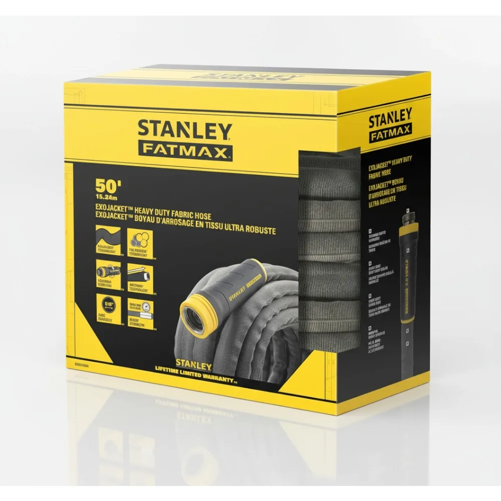 

50ft Anti-Kink Garden Hose with Swivel Coupling - Heavy Duty Watering Solution for Home & Professional Use