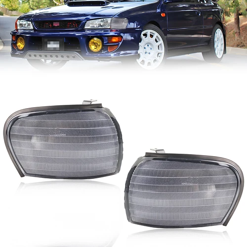 2 uds luz de esquina delantera luz de posición lateral luz de estacionamiento luz de señal de giro para 1995 1996 1997 1998 1999 2000 2001 Subaru Impreza