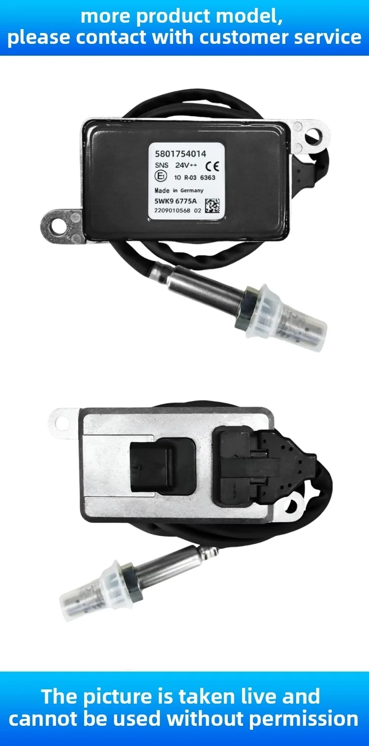 5801754014 5WK96775A 5WK9 6775A Original New Nitrogen Oxygen NOx Sensor For IVECO Truck 24V