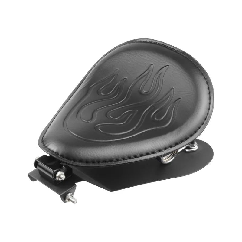 

Suitable for Harley Prince car modification retro spring leather flame seat single seat bag motorcycle seat cushion