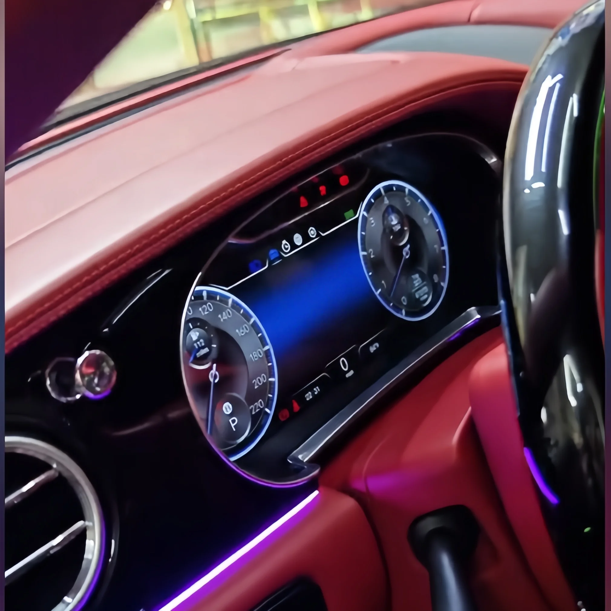 

Беспроводной CarPlay 12.3-дюймовый цифровой приборный дисплей для Bentley Flying Spur Continental GT 2005-2012, 2013-2017, спидометр, Plug and Play
