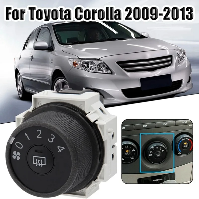 

Car Blower A/C Fan Control Switch For Toyota Corolla Matrix 55902-12100 55902-02030 55902-02070 55902-75D358 Parts