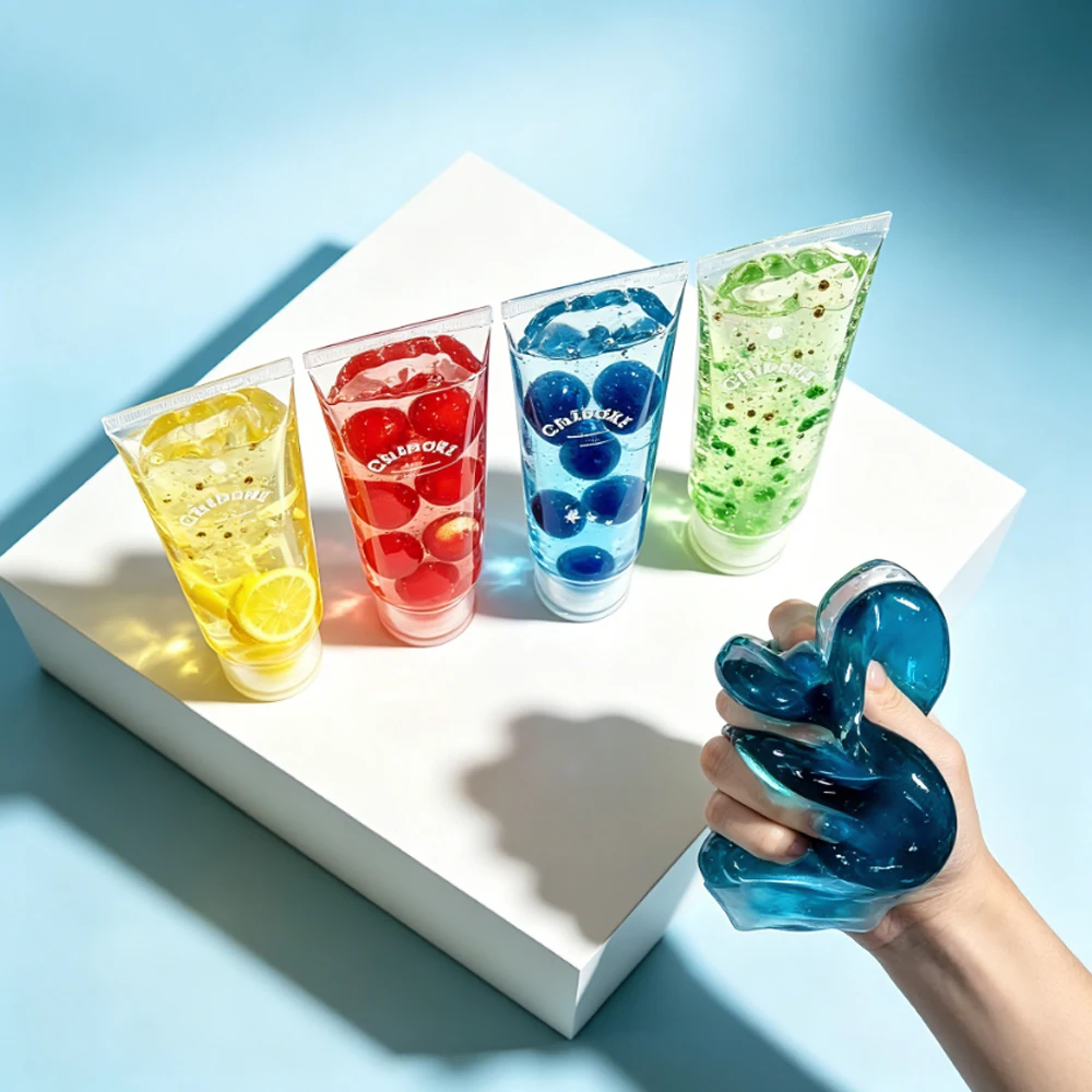 Toothpaste Stress Ball Shapeable Squishy Toy Non-Bounce Jam Vaseline Feel ASMR Fidget Toys for Kids & Adults Anti Stress Gifts