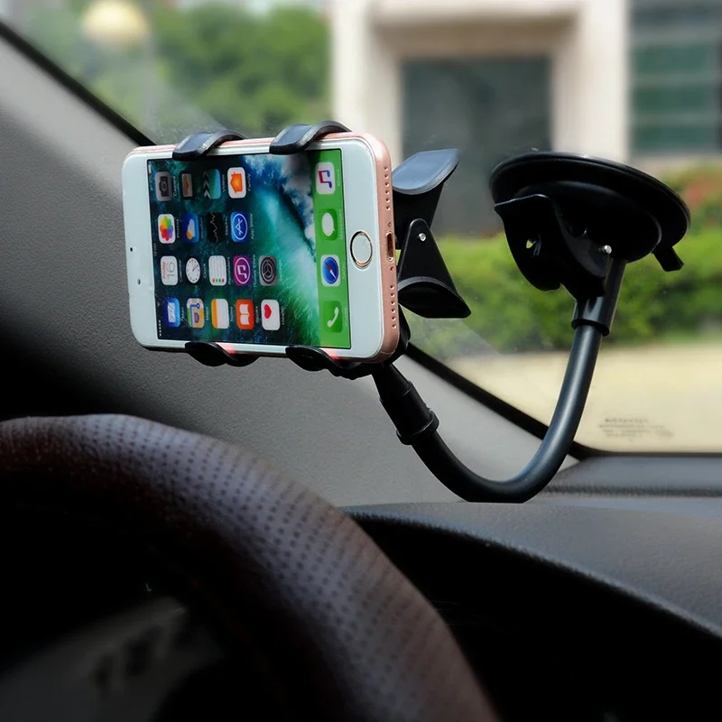 1PCS 360° Rotating Car Phone Holder, Universal Dashboard Mount, Adjustable GPS Phone Stand, Auto Accessories for Phones