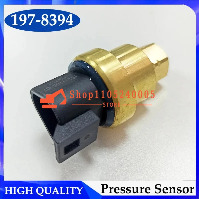 High Quality 197-8394 Excavator Parts C9 Oil Pressure Sensor 1978394 for E330C Pressure Switch