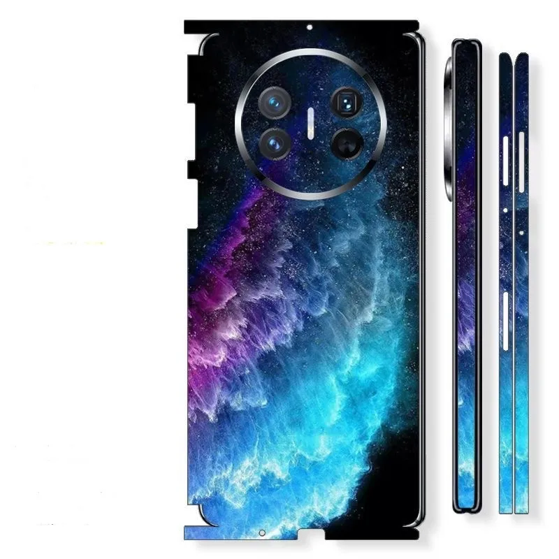 Dazzling Honeycomb Decal Skin for Huawei Mate X5 X3 X2 Back Screen Protector Film Cover 3M Wrap Colorful Aesthetic Sticker