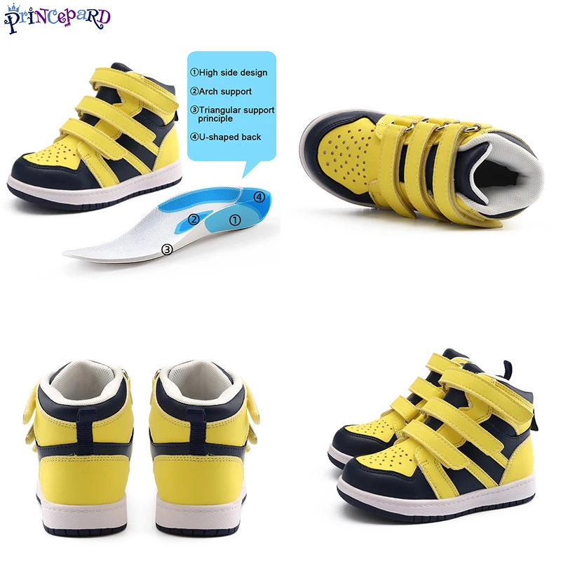 Scarpe ortopediche per bambini con supporto per arco e caviglia, scarpe da ginnastica casual a piedi nudi per bambini, piedi piatti, terapia del