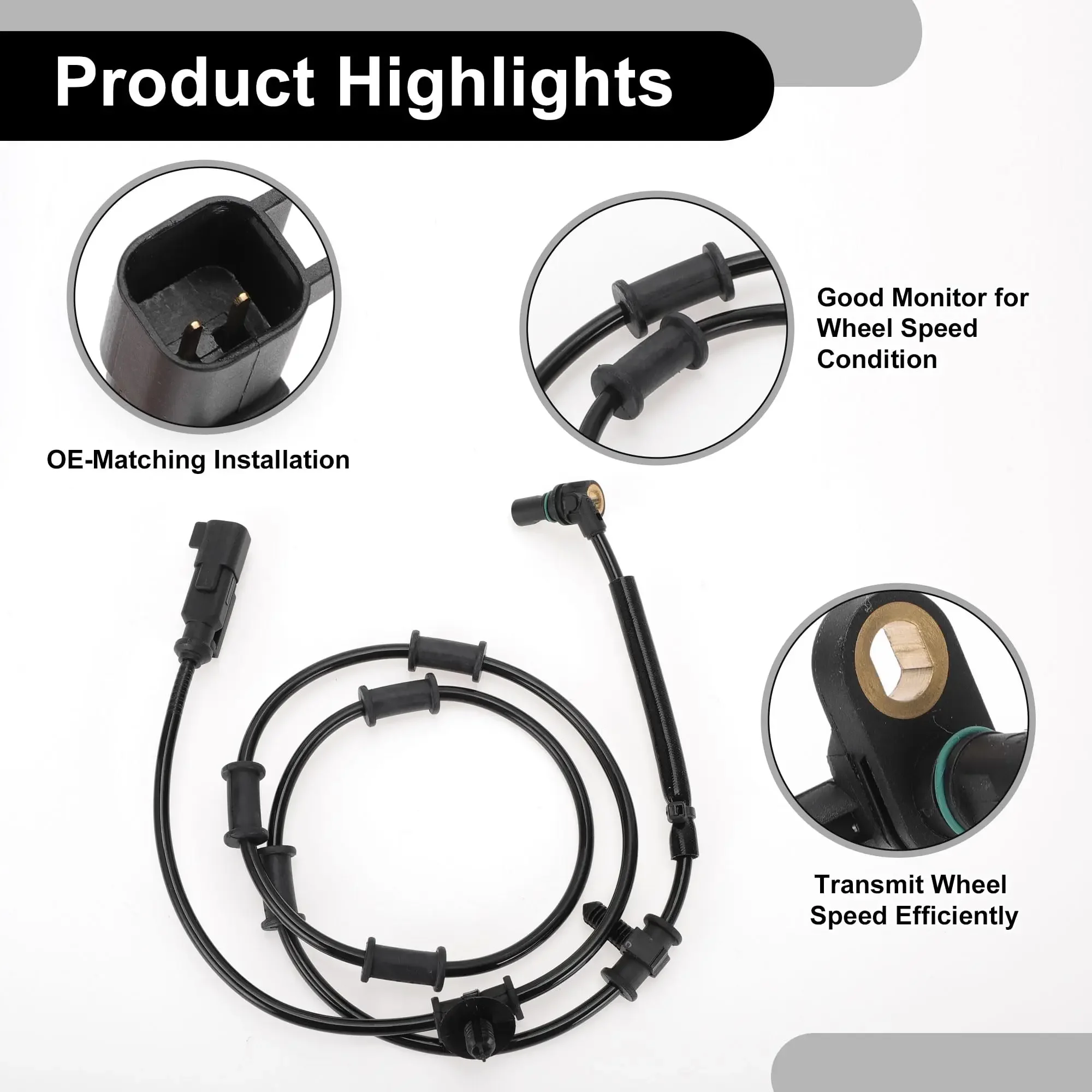 

Датчик скорости переднего колеса ABS 52122426AD для Dodge Ram 2500 3500 52122426AB 52122426AC ALS1971, автозапчасти