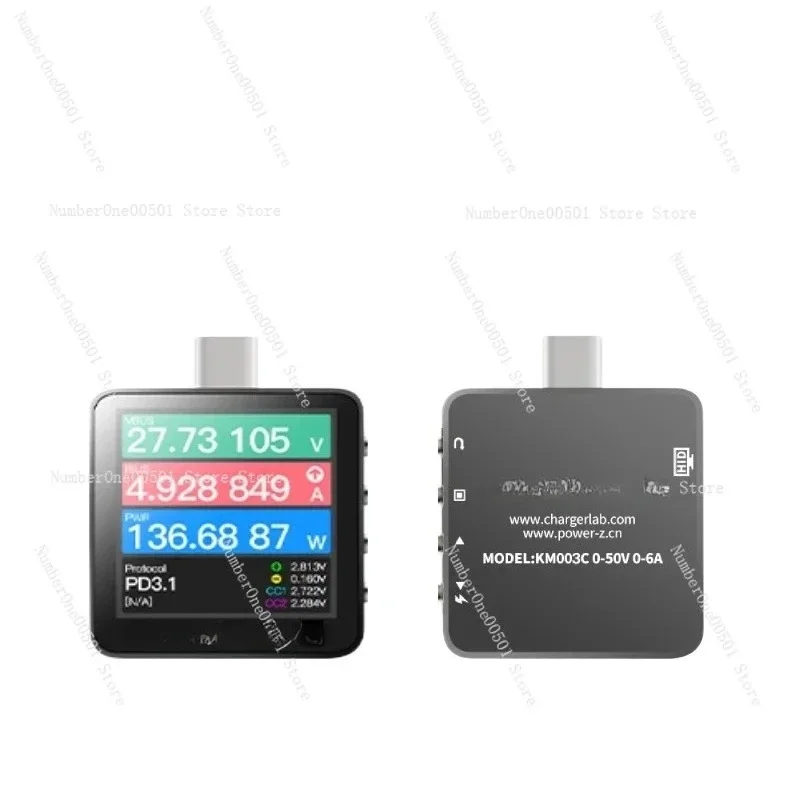 USB Power Meter 240W PD31 Charging Protocol Tester Voltage Current Meter for Phones Laptops Macbook