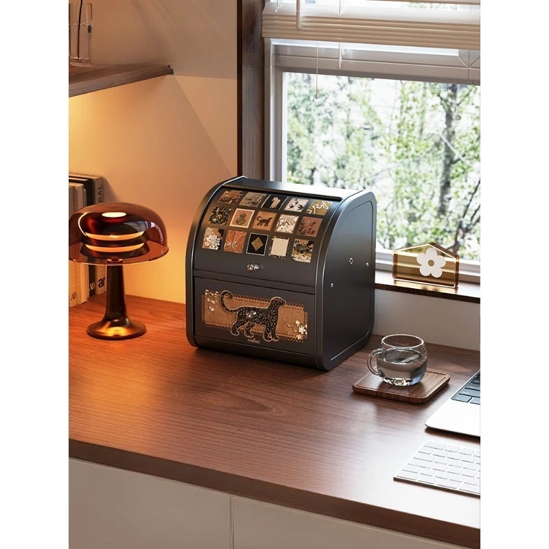 

Medieval style desktop storage box, drawer type, cosmetic shelf, jewelry box, household entrance storage box