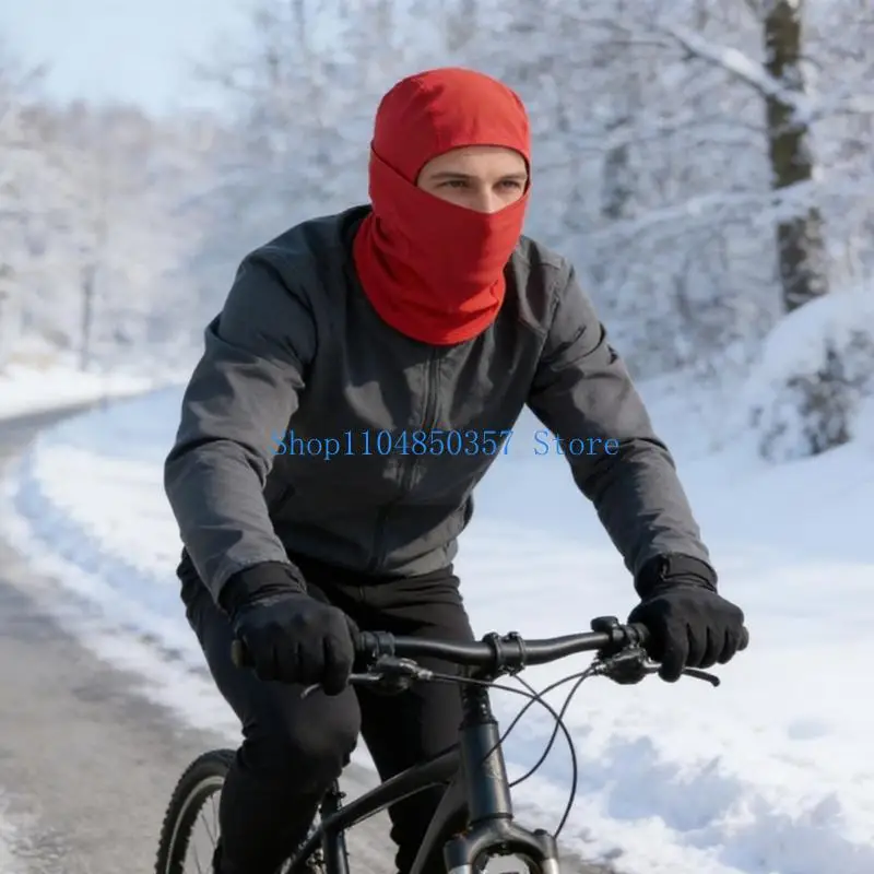 652F Unisex Heat Reactive , Color-Changing Thermal Mask for Skiing Hiking Biking, Full Head Wrap
