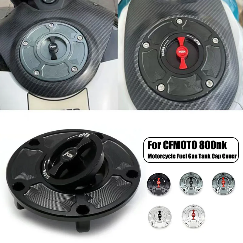 

For Cfmoto 800nk Modified Aluminum Alloy Quick Removal Tank Cover Gasoline Cover