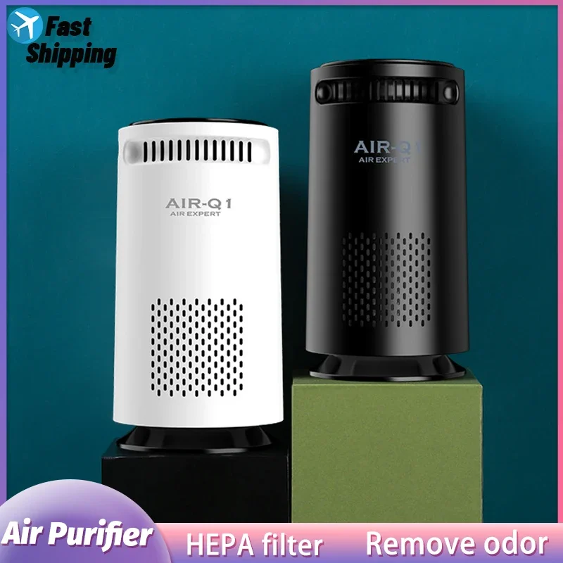 Xiaomi Youpijn Car Air HEPA Filter Purifier Smoke Odor Remover Air Freshener Negative Ion Generator Compact Desktop Air Cleaner