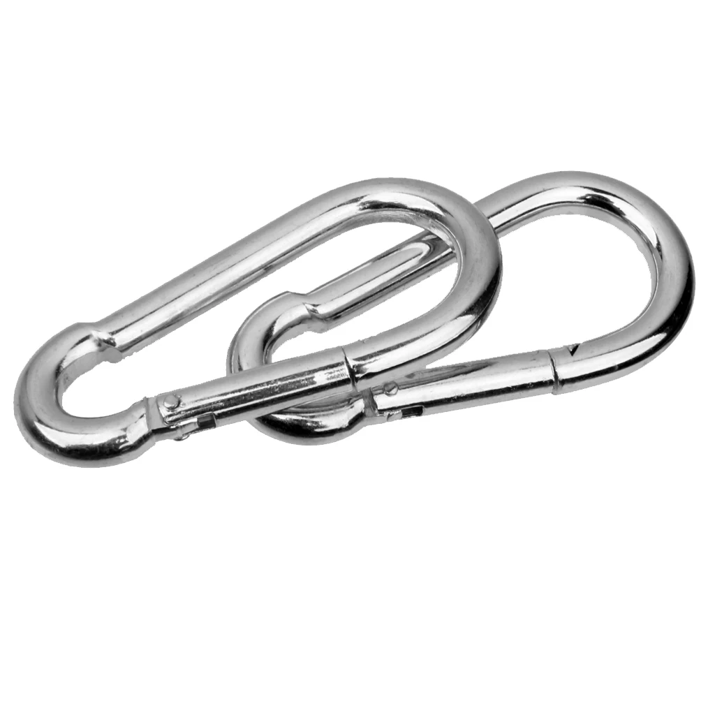 2pcs Iron Carabiner Climbing Carabiner for Swing, Climbing ,