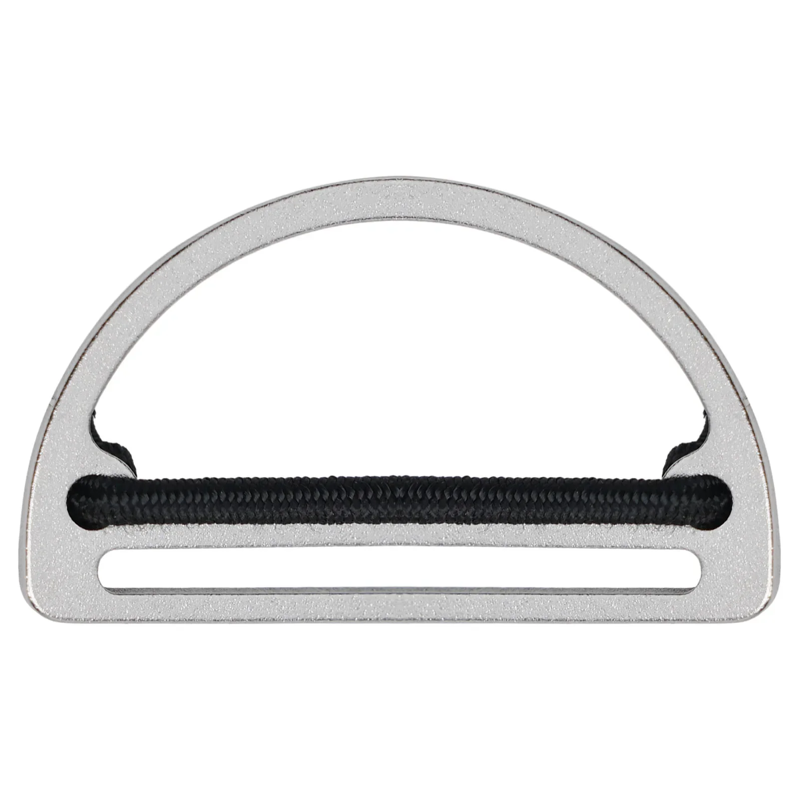 D-Ring Scuba Dive Stopper-gewicht riemschuifhouder met harnashouder Zilveren gesp voor singelband Ideaal voor cilinderbeveiliging