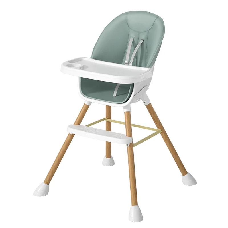

Baby table and chair Children's dining chair Multifunctional foldable high low-key low-key large infant chair Dining seat